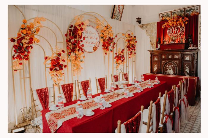 Không gian tiệc cưới sang trọng từ Múi Wedding