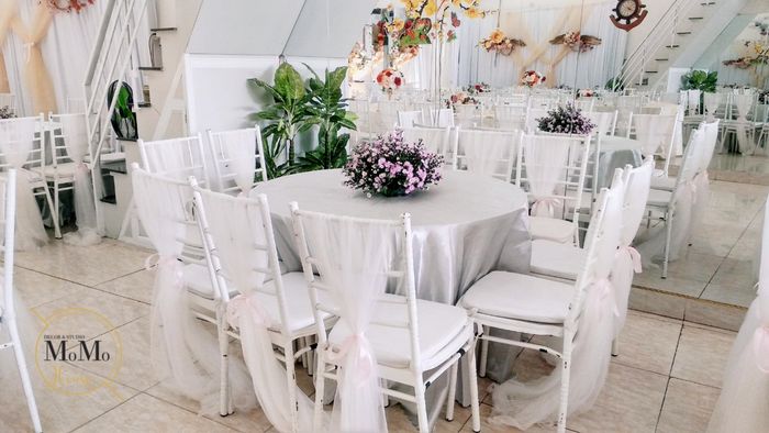 Hình ảnh tiệc cưới sang trọng được thiết kế bởi MoMo House