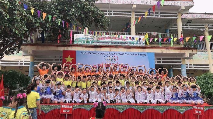 Hình ảnh lớp học sáng tạo tại Trường mầm non Xuân Dục