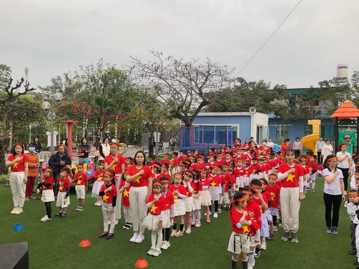 Không gian học tập Montessori tại Mầm non Hướng Dương Thái Bình