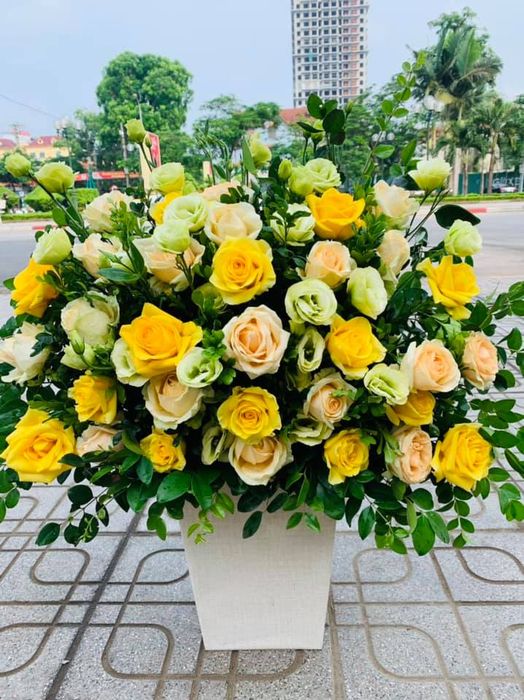 Những tác phẩm hoa tươi độc đáo tại Điện Hoa Thái Nguyên