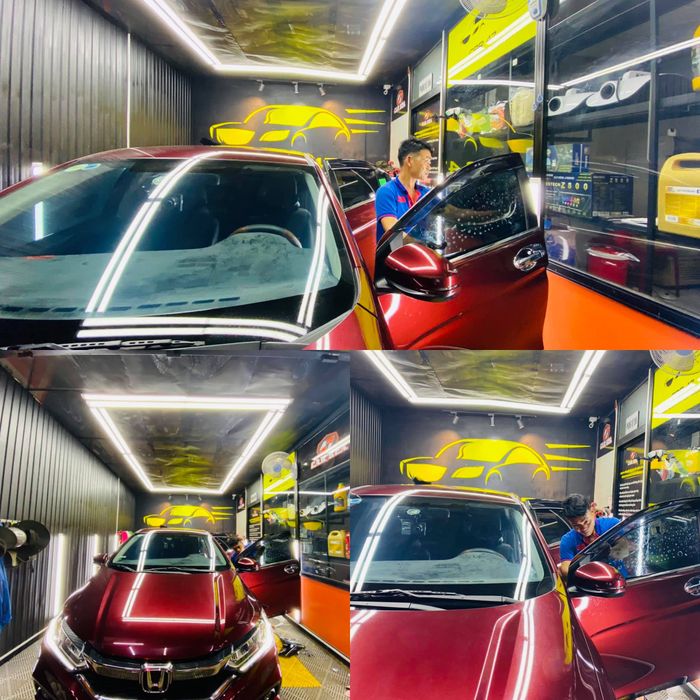 Hình ảnh thực tế quy trình chăm sóc xe tại Car Spa 47