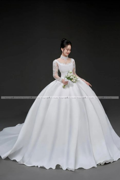 Không gian sang trọng và dịch vụ cao cấp tại Áo Cưới Saigonparis