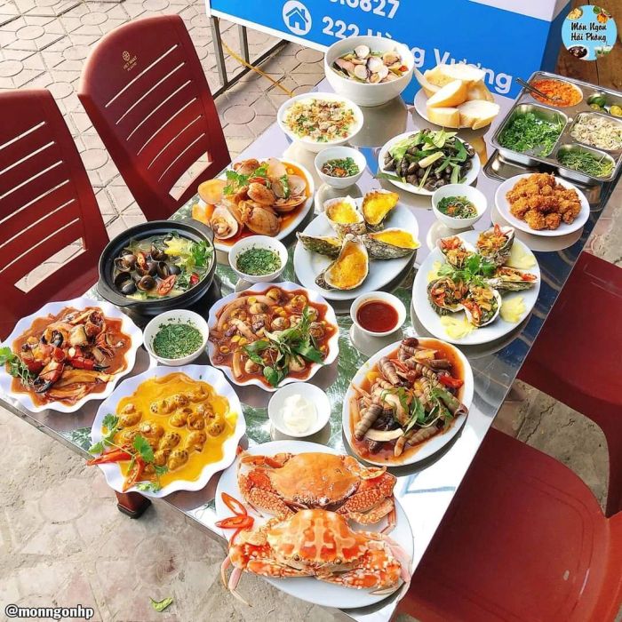 Hình ảnh những món ốc hấp dẫn tại quán Ốc Bon - Hương vị khó quên