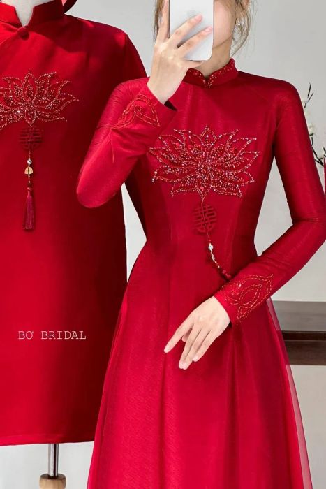 Bơ Bridal - Những thiết kế áo dài cưới tinh tế [Hình ảnh 2]