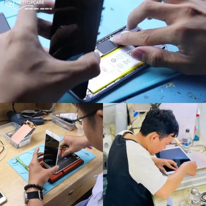 Hệ thống máy móc hiện đại tại Viettopcare