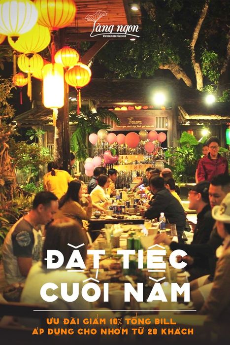 Không gian làng quê độc đáo tại Làng Ngon - Vietnamese Cuisine & Seafood Restaurant