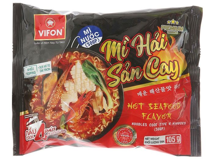 Bữa sáng chuẩn vị với mì cay hải sản Vifon