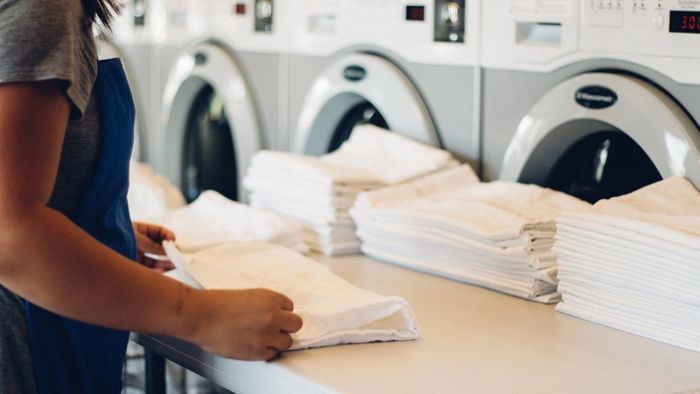 Hình ảnh trực quan về không gian phục vụ chuyên nghiệp tại Giặt Ủi Gemny
