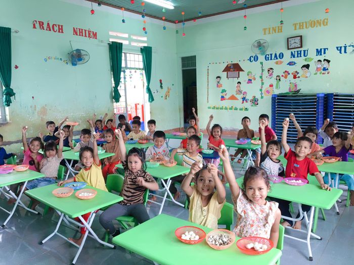 Góc học tập sáng tạo tại Trường Mầm Non Bông Sen