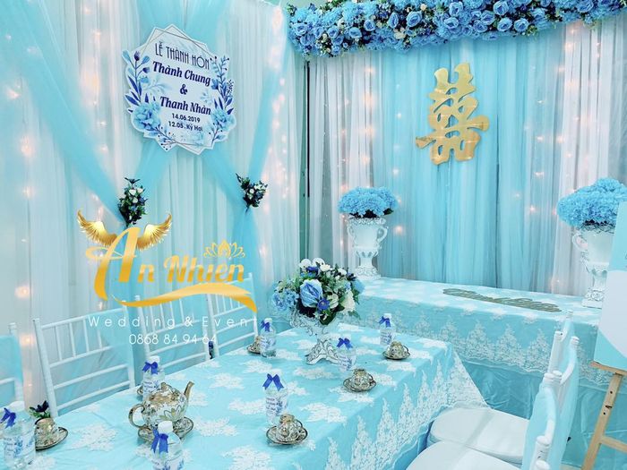 Hình ảnh backdrop cưới ấn tượng từ An Nhiên Wedding & Event