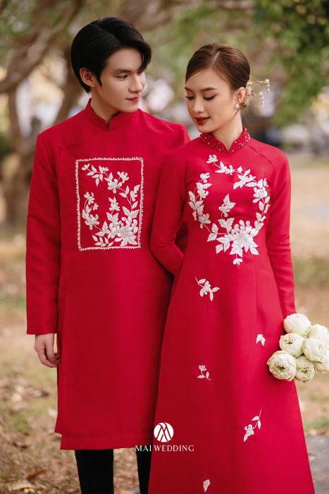 Mai Wedding - Bộ sưu tập áo dài cưới sang trọng [Hình ảnh 1]