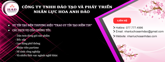 Hình ảnh hoạt động tiêu biểu của Hoa Anh Đào