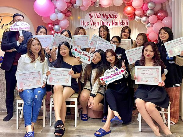 Hình ảnh không gian đào tạo tại Diory NailsLab
