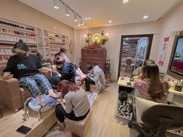 Không gian thực hành chuyên nghiệp tại Trang Nail
