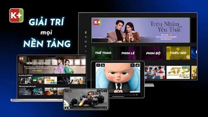 Hình ảnh trải nghiệm ứng dụng K+