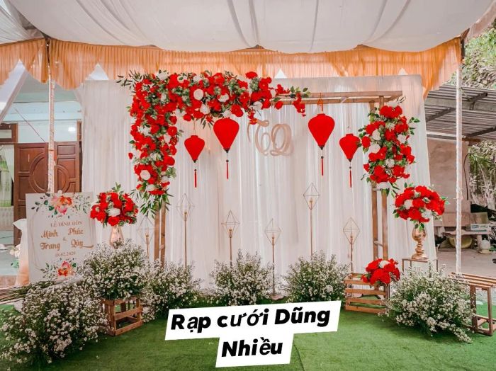 Dịch Vụ Rạp Cưới Dũng Nhiều - Bộ sưu tập không gian cưới ấn tượng