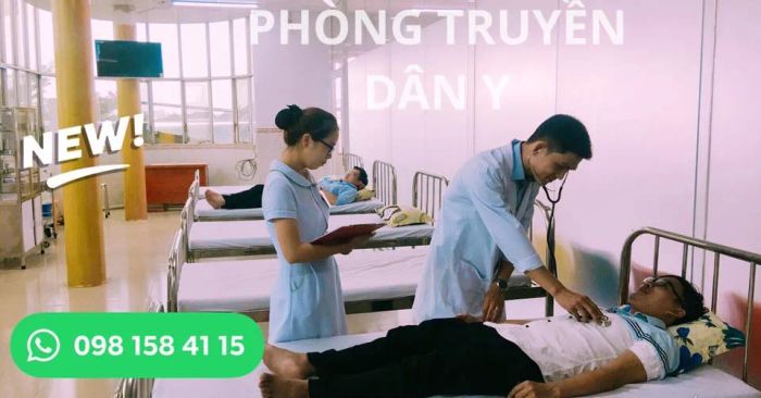 Hình ảnh quy trình khám bệnh chu đáo và tận tâm tại Phòng khám Dân Y An Bình