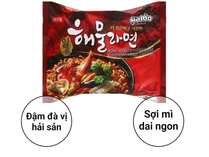 Trải nghiệm ẩm thực Hàn Quốc với mì cay Paldo