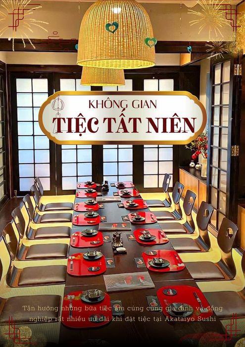 Không gian ấm cúng tại Akataiyo-Sushi (Ảnh 1)
