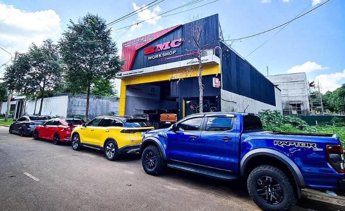 Không gian xưởng dịch vụ hiện đại tại BMC Workshop