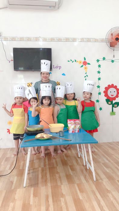 Không gian học tập đầy màu sắc tại Trường Mầm Non Bé Bi
