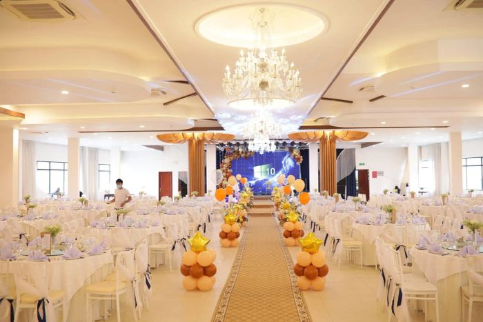 Không gian tiệc cưới sang trọng tại Mytho Marina - Ảnh 1