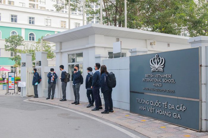 Hình ảnh thứ hai ghi lại không gian học tập hiện đại tại trường quốc tế đa cấp BVIS