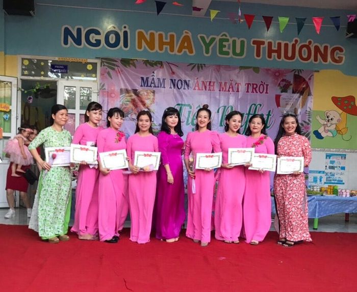 Không gian học tập tràn ngập ánh sáng tại Mầm Non Sunshine