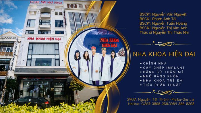Hình ảnh đội ngũ bác sĩ chuyên môn cao tại Nha Khoa Hiện Đại