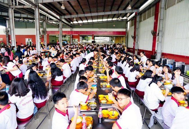 Hình ảnh khu nội trú hiện đại tại Hệ thống trường Ngô Thời Nhiệm