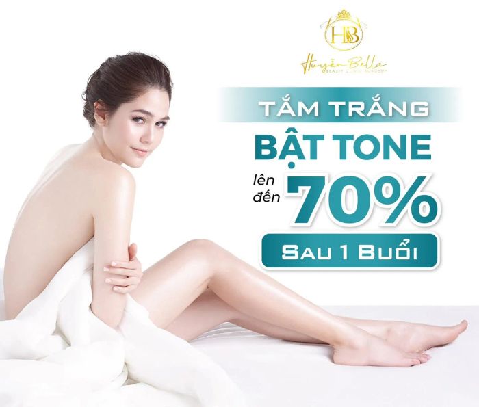 Không gian sang trọng và hiện đại tại Huyền Bella Spa