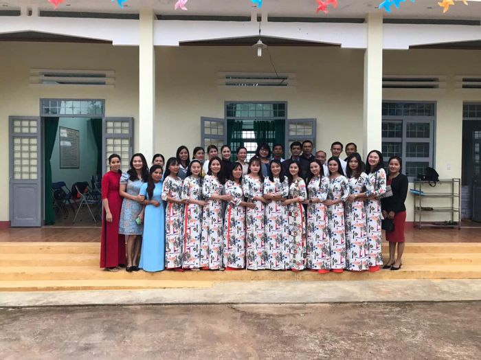 Không gian xanh mát tại Trường Mầm Non Bông Sen