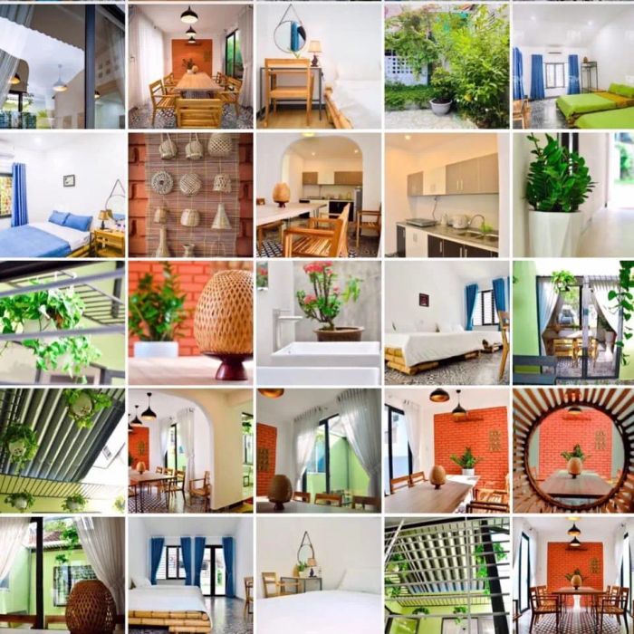 Bộ sưu tập hình ảnh ấn tượng về Monaco Homestay Huế - góc sống ảo đầy nghệ thuật với không gian kiến trúc hài hòa.