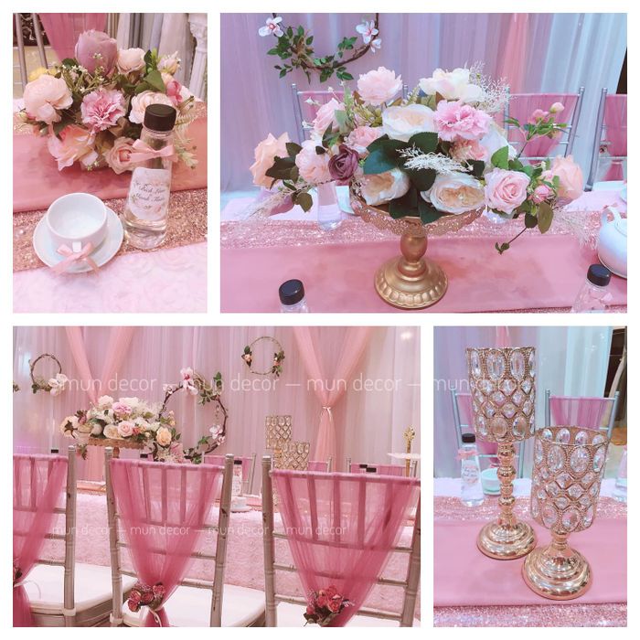 Hình ảnh backdrop cưới ấn tượng từ MUN Decor