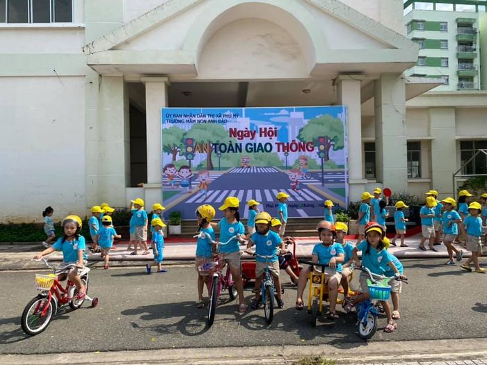 Không gian học tập đầy sắc màu tại Trường Mầm Non Anh Đào Phú Mỹ