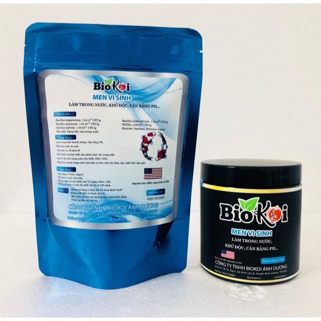 Hình ảnh bao bì Men Vi Sinh Biokoi cao cấp