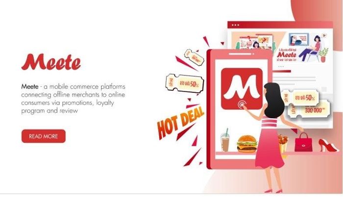 Giao diện ứng dụng Meete đầy màu sắc và tiện ích