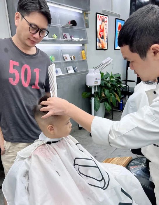Hình ảnh thực tế lớp học tại Mekong Barber & Club