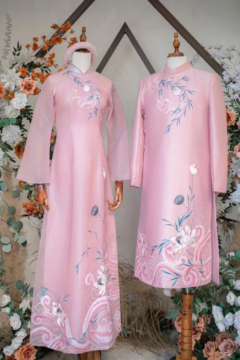 LAN DOAN Bridal - Tinh hoa áo dài cưới truyền thống [Hình ảnh 1]