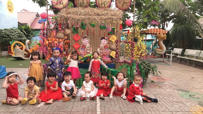 Không gian sáng tạo và tràn đầy năng lượng tại Mầm Non Sunshine