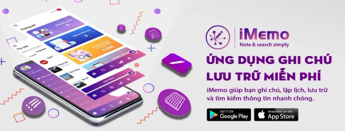 Giao diện iMemo - Kho tri thức cá nhân đa phương tiện