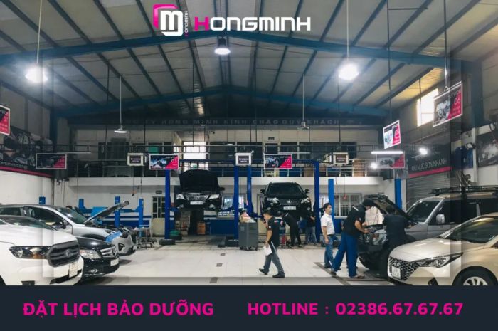 Hồng Minh Auto Service - Gara hiện đại 2000m² tại Vinh