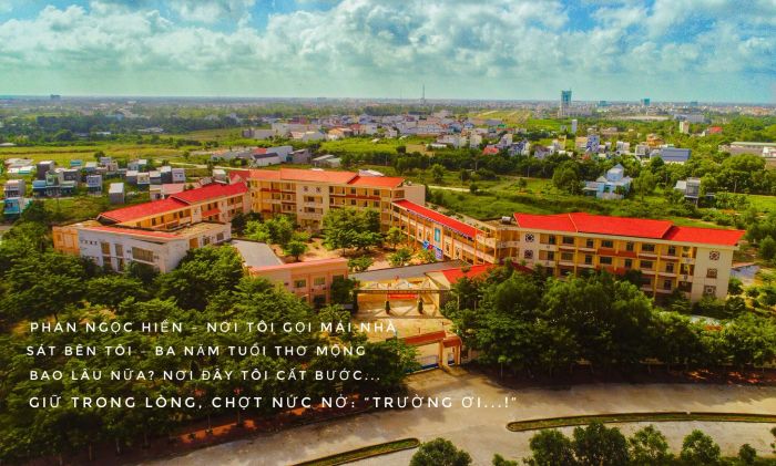 THPT Chuyên Phan Ngọc Hiển - Ảnh 1 góc nhìn toàn cảnh khuôn viên trường