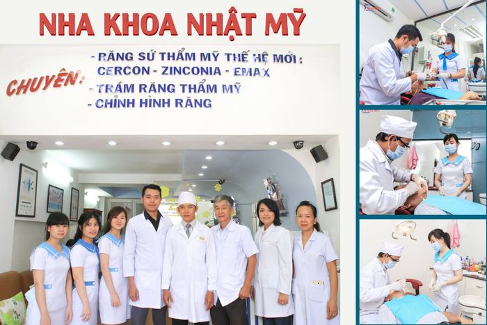 Nha Khoa NHẬT MỸ - Bác sĩ Thành tiếp tục hành trình nâng tầm nụ cười Việt với hình ảnh minh họa sống động về không gian phòng khám hiện đại.