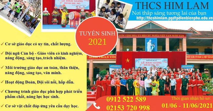 Toàn cảnh Trường THCS Him Lam - ngôi trường khang trang với cơ sở vật chất hiện đại bậc nhất tỉnh Điện Biên