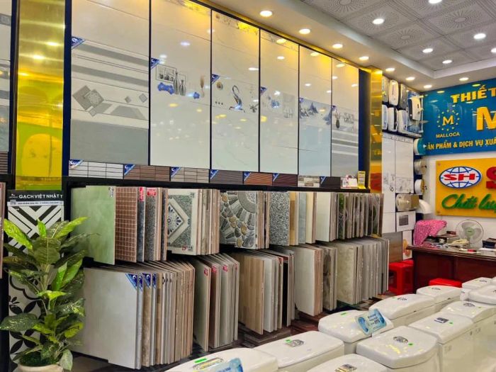 Không gian trưng bày thiết bị vệ sinh cao cấp tại Sơn Hà