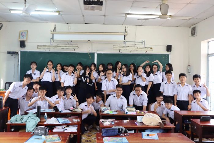 Hình ảnh không gian học tập hiện đại tại THPT Nguyễn Du