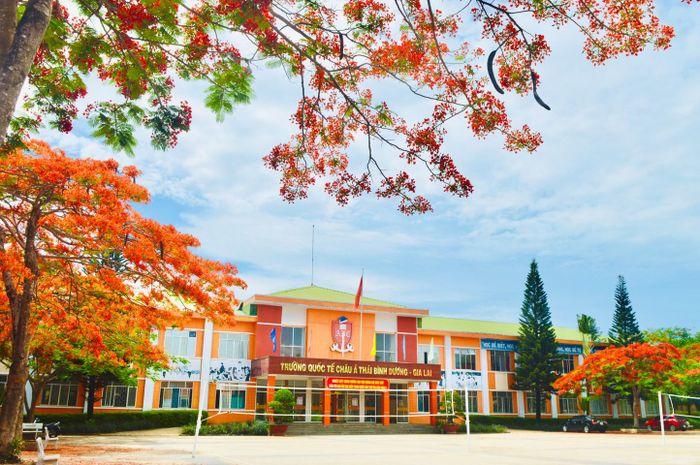 Toàn cảnh Trường Quốc tế châu Á Thái Bình Dương Gia Lai - Ngôi trường chuẩn quốc tế với kiến trúc hiện đại và khuôn viên xanh mát. Ảnh minh họa