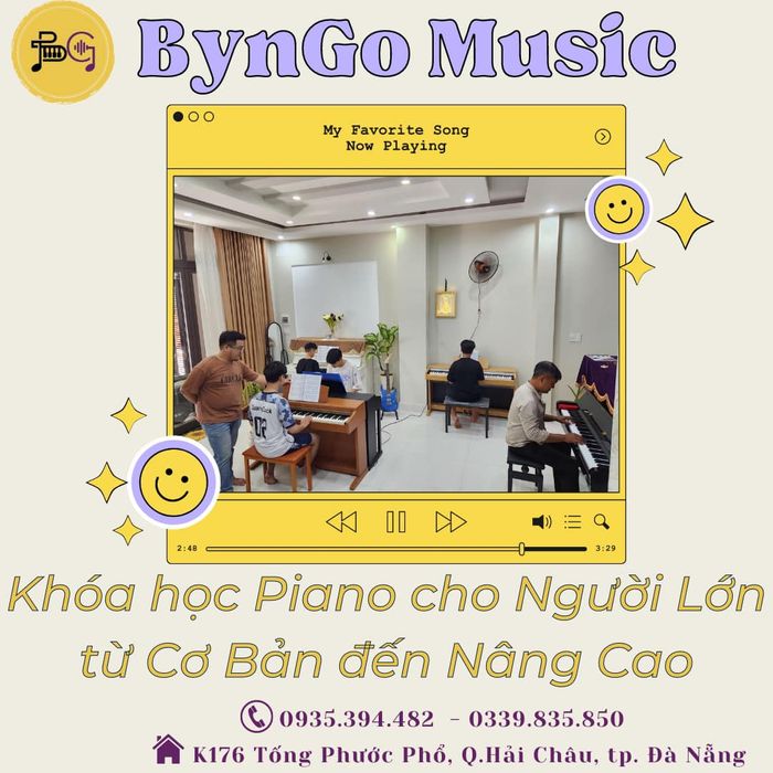 Không gian sáng tạo tại BynGo Piano